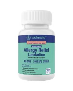WELMATE Allergy Relief - Loratadine 10mg, 365 Tablets (Generic Claritin)