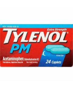 Tylenol PM 500 mg, 24 Caplets