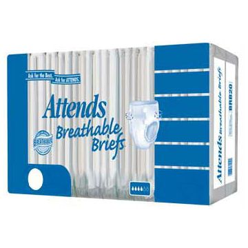 Attends Breathable Briefs by Healthcare Products - Medium (32 inch to 44 in-120-175 lbs) / Package 24