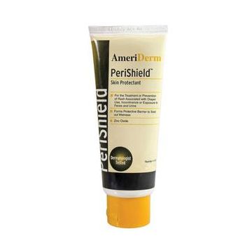 Ameriderm PeriShield Barrier Ointment and Protectant Cream, Vitamins A, D and E and Aloe Enriched, 3.5 oz Tube by Ameriderm