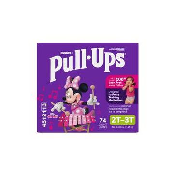 Pull-Ups® Learning Designs® Training Pant, for Girl, Size 2T to 3T, Giga Pack