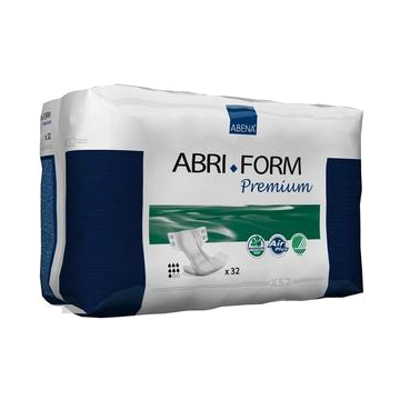 Unisex Adult Incontinence Brief Abri-Form Premium Disposable Heavy Absorbency - Extra Small 23-1/2 to 33-1/2 Inch Waist / Hip / Pack of 32