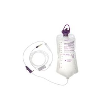 Enteral Feeding Gravity Set, 1200mL Bag, Standard Bore Tubing, With ENFit and Transition Connectors - Case of 30