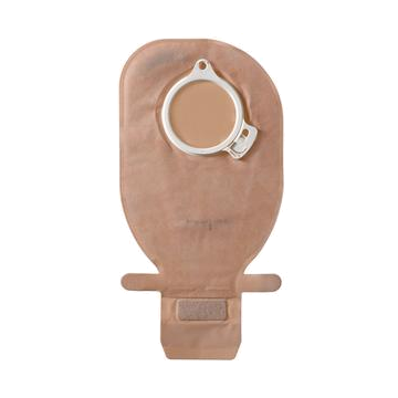 Assura Two-Piece Drainable Pouch, EasiClose Integrated Closure by Coloplast - Box of 10 - Large, 1-9/16 inch Flange, Opaque