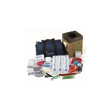 LifeSecure 10-PERSON Office Evacuation and Shelter-In-Place Emergency Kit