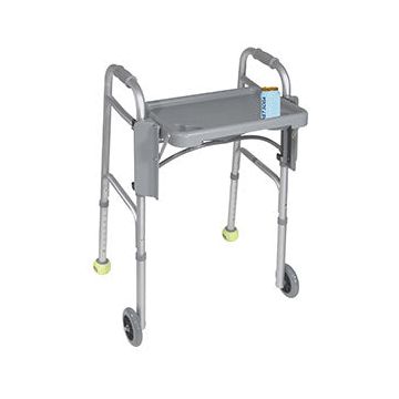 Drive Medical Folding Walker Tray with Cup Holders