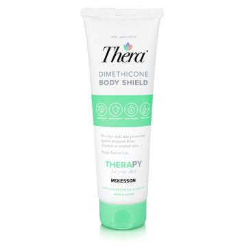 THERA Dimethicone Body Shield Skin Protectant Cream, 4 oz Tube by McKesson