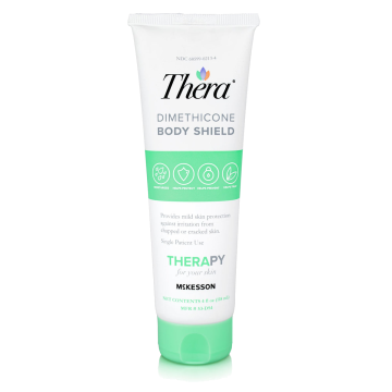 THERA Dimethicone Body Shield Skin Protectant Cream, 4 oz Tube by McKesson