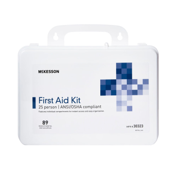 First Aid Kit McKesson 25 Person Plastic Case