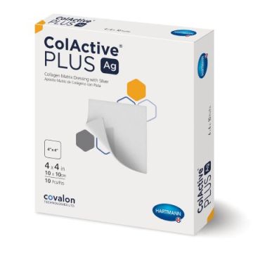Hartmann-Conco Silver Collagen Dressing ColActive Plus Ag - 2 X 2 Inch / Each