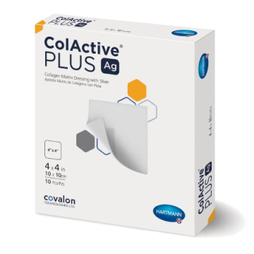 Hartmann-Conco Silver Collagen Dressing ColActive Plus Ag - 2 X 2 Inch / Each