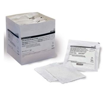 Dermacea Sponge Dressing 100% Cotton 6 X 6-3/4 Inch Square by Covidien - Package of 10