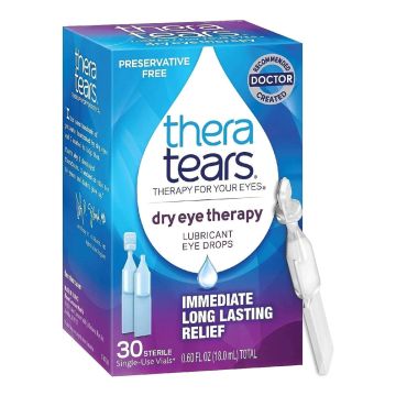 Eye Lubricant TheraTears dry eye therapy 30 per Box Eye Drops