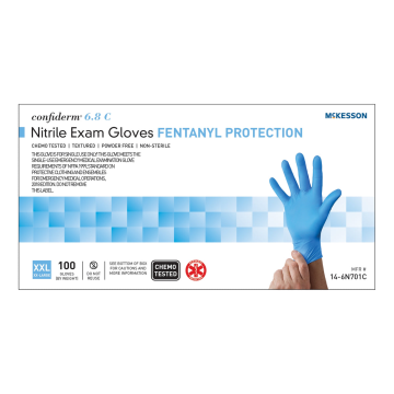 Confiderm 6.8C Nitrile Exam Gloves - Medium