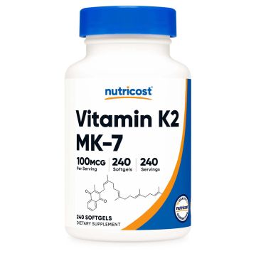 Dietary Supplement Nutricost® Vitamin K2 MK-7 100 mcg Strength