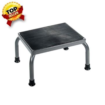 Drive Medical Footstool with Non Skid Rubber Platform - With Non Skid Rubber Platform