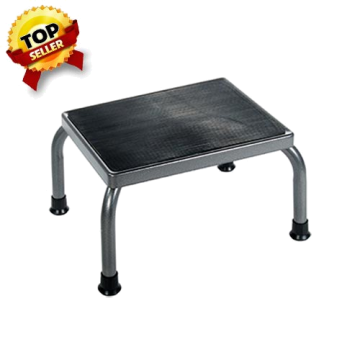 Drive Medical Footstool with Non Skid Rubber Platform - With Non Skid Rubber Platform