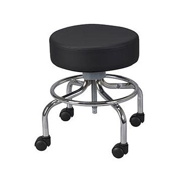 Drive Medical Wheeled Round Adjustable-Height Stool