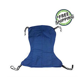 Full Body Patient Lift Sling - Singles - Mesh, Large