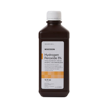 Antiseptic Hydrogen PeroxideTopical Liquid 16 oz. Bottle - EACH