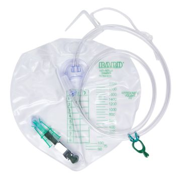 Urine Drainage Bag with Anti-Reflux Chamber - Each