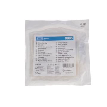 Hollister Sterile Urinary Leg Bag- Latex Free - Singles, Large 30 oz 11-1/8" L