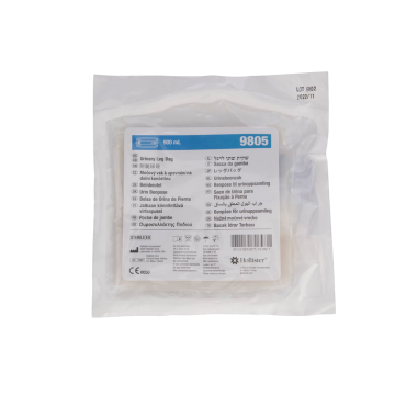 Hollister Sterile Urinary Leg Bag- Latex Free - Singles, Large 30 oz 11-1/8" L