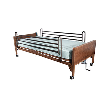 Drive Medical Semi-Electric Bed (Single Crank)