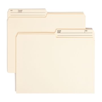 Heavyweight Reversible Printed Tab File Folders