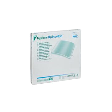 Tegaderm Hydrocolloid Wound Dressing with Outer Clear Adhesive Film by 3M - 4 X 4 Inch / Each