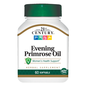 Evening Primrose Oil 500 mg 60 Softgels by 21st Century