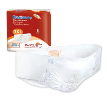 Tranquility Bariatric Briefs By Principle Business Enterprises - 3XL / Pack of 8