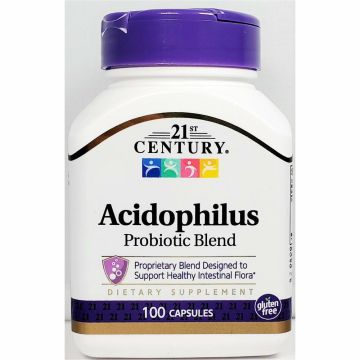 Acidophilus Probiotic Blend 100 Capsules by 21st Century