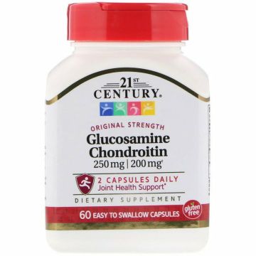 Glucosamine 250 mg Chondroitin 200 mg, 60 Capsules by 21st Century