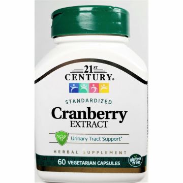 Cranberry Extract, 400 mg 60 Capsules by 21st Century