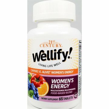 Multivitamin for Women's Energy (Wellify) 65 Tablets by 21st Century
