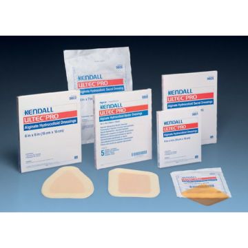 Ultec Pro Alginate Hydrocolloid Bordered Dressing by Covidien/Kendall - 4 X 4 Inch / Each