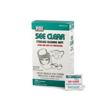 See Clear Eye Glass Cleaning Wipes By Professional Disposables