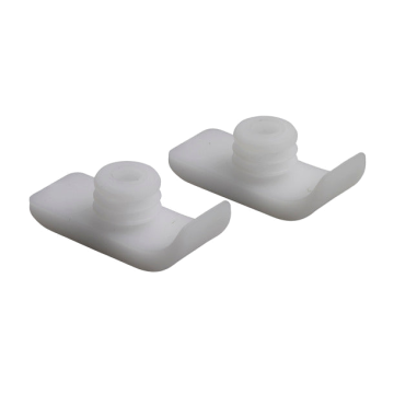 Drive Medical Walker Ski Glides - Pair White - Black