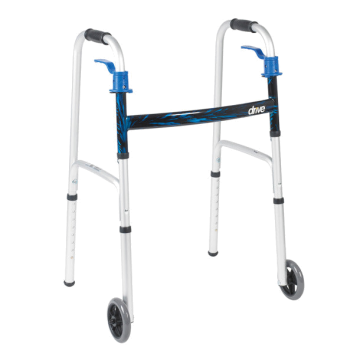 Deluxe Trigger Release Folding Walker Adult