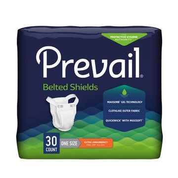 Prevail Undergarment Belted One Size, Heavy Absorbency by First Quality - Case of 120