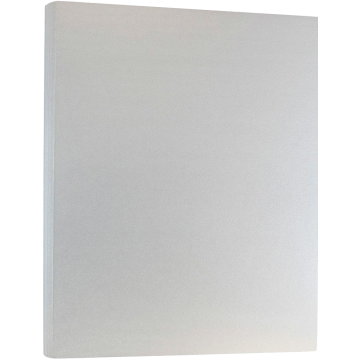 8 1/2 x 11 Cardstock - Silver Metallic 105lb