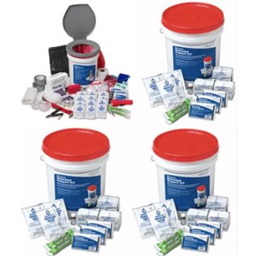 LifeSecure Complete 25 Person, 72 Hours (3-Day) Emergency Shelter-In-Place Kit Set - Singles