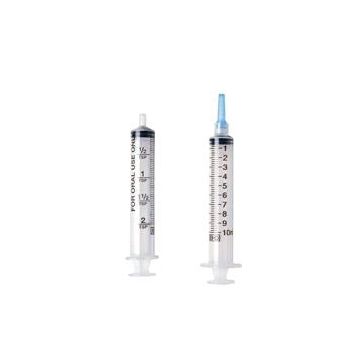 Becton Dickinson Oral Syringe with Tip Cap 5 mL, Clear - Box of 100