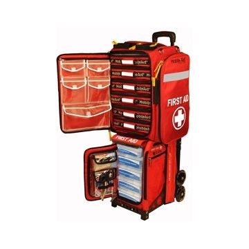 MobileAid Hi-Vis Emergency Response Station - Professional Trauma First Aid by LifeSecure