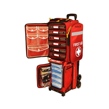 MobileAid Hi-Vis Emergency Response Station - Professional Trauma First Aid by LifeSecure