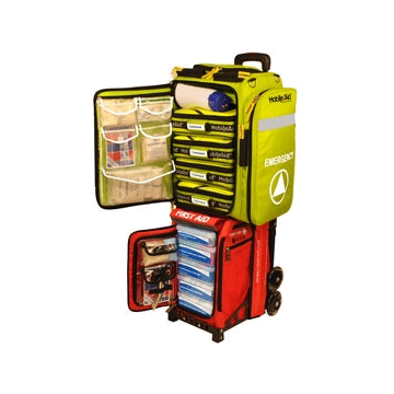 MobileAid Hi-Vis Emergency Response Station - Incident Command and Trauma First Aid by LifeSecure