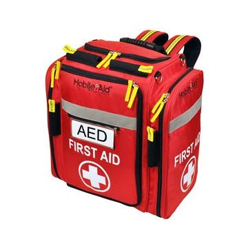 MobileAid XL AED & First Aid Backpack (Empty) by LifeSecure