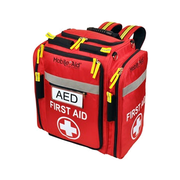 MobileAid XL AED & First Aid Backpack (Empty) by LifeSecure