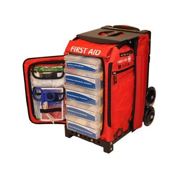 MobileAid Hi-Vis Easy-Roll Trauma First Aid Station by LifeSecure